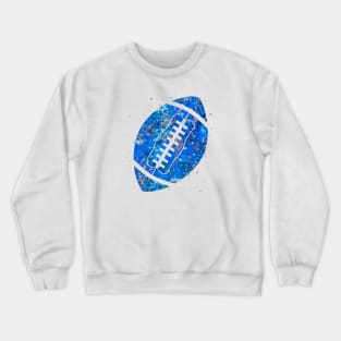 American Football ball blue Crewneck Sweatshirt